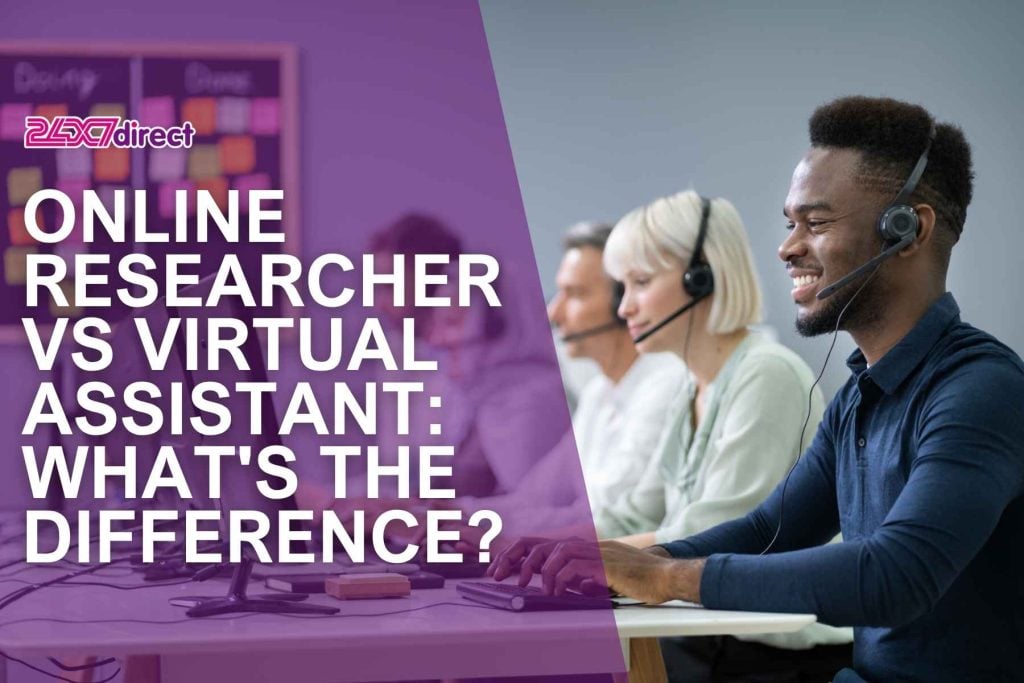 Online Researcher vs Virtual Assistant What's the Difference